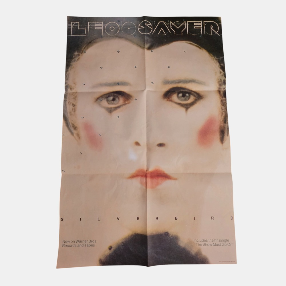 Leo Sayer Silverbird 1974 Promo Poster 23x35 Warner Bros. Records Rock Advert